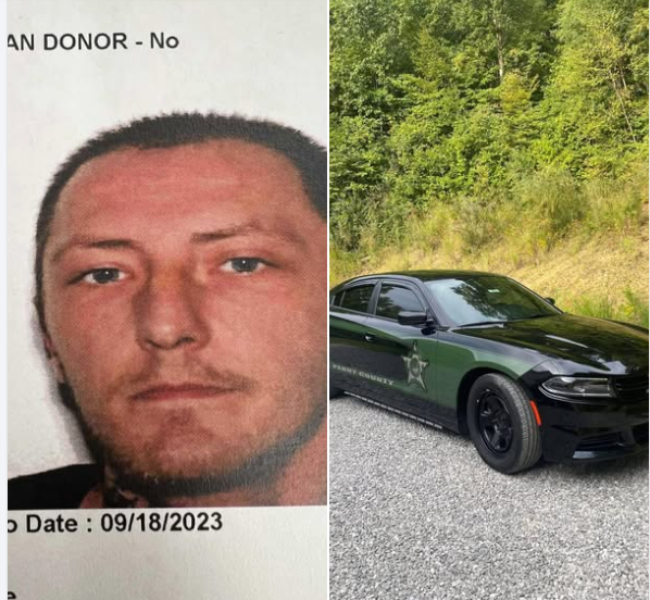 Chris Combs Steals Police Cruiser in Perry County, Kentucky; Armed and Dangerous Suspect on the Run